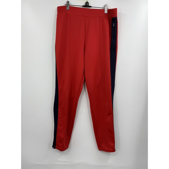 Nike Pants - Nike Martine Rose Track Pants Mens Large Red Navy Zip Hem Joggers Side Pocket